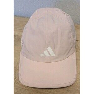 Pink Adidas Superlite 3 Hat Rose Gray Under Brim Running Yoga Pickleball Tennis